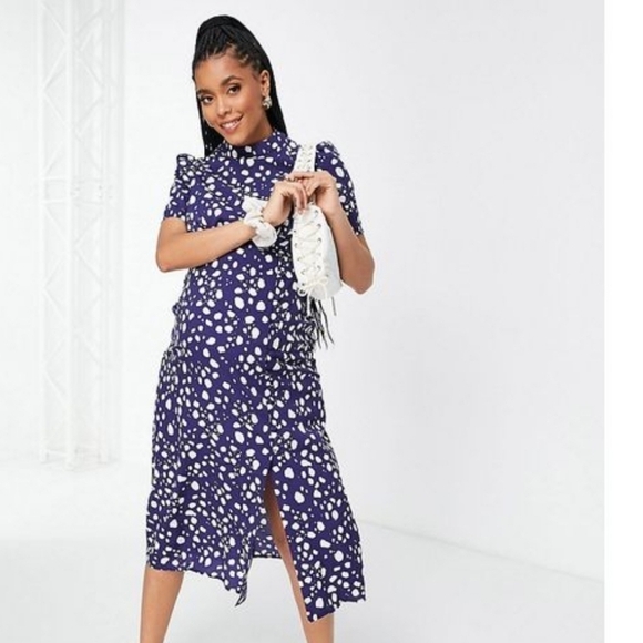 ASOS DESIGN Maternity midi tea dress Size 8 - Picture 1 of 15